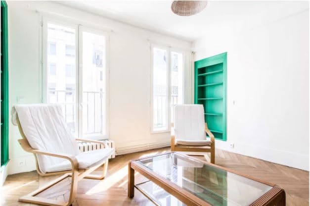 Photo de la location a temps partiel de : Très bel appartement refait à neuf - 42 m2 - Calme à 5mn de la place de l'Etoile à Paris