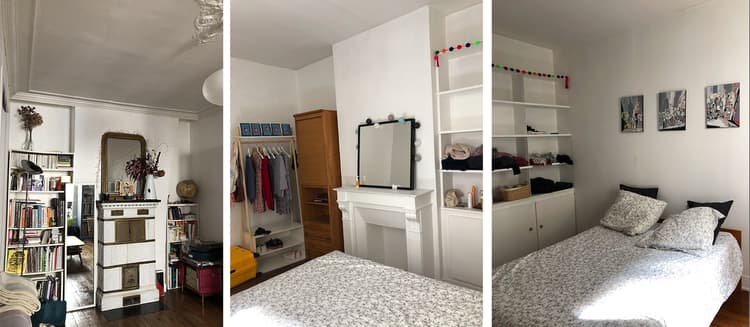 Photo de la location a temps partiel de : Chambre calme 1 à 2 jours par semaine à Paris